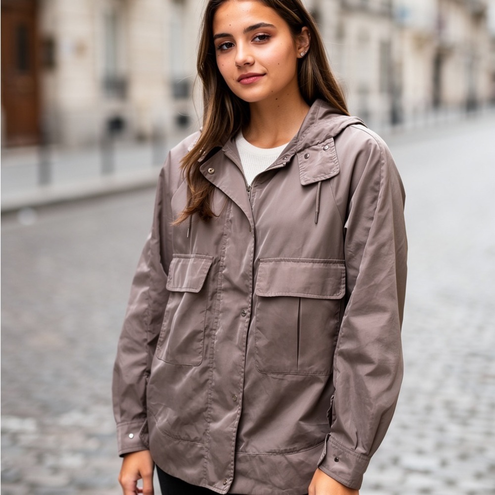 Zara Women's Utility Jacket in Brown